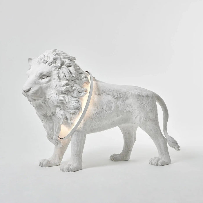 Leo Lion Sculpture Floor Lamp - Simprolos