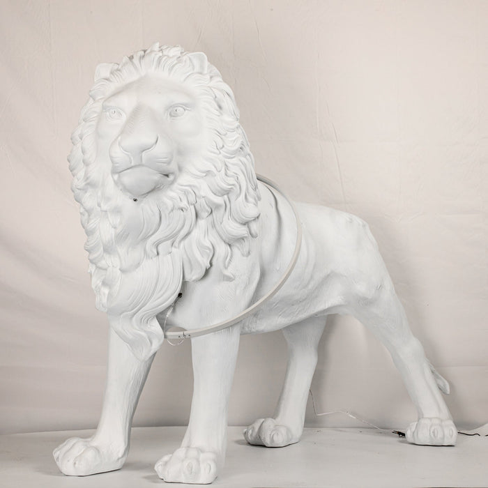 Leo Lion Sculpture Floor Lamp - Simprolos