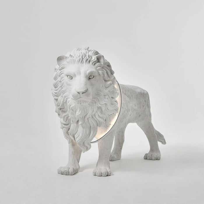 Leo Lion Sculpture Floor Lamp - Simprolos