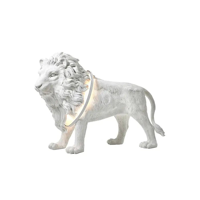 Leo Lion Sculpture Floor Lamp - Simprolos