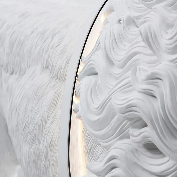 Leo Lion Sculpture Floor Lamp - Simprolos