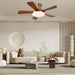 Liam Ceiling Fan Light - Simprolos