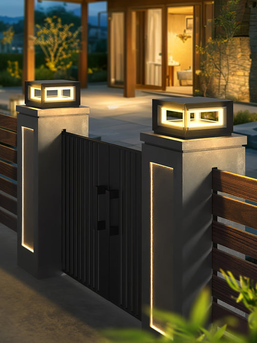 Light Cube Outdoor Post Light - Simprolos