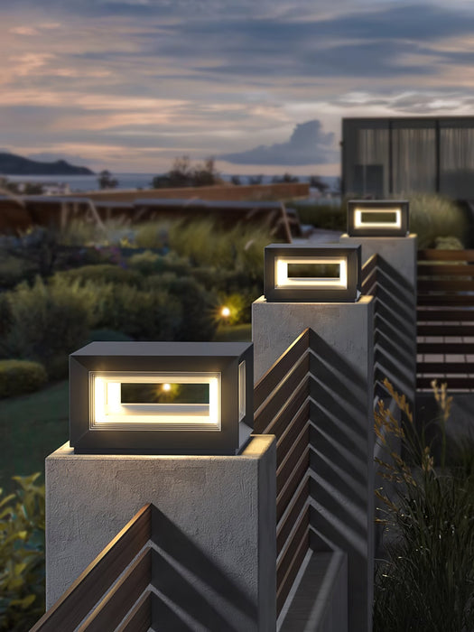 Light Cube Outdoor Post Light - Simprolos