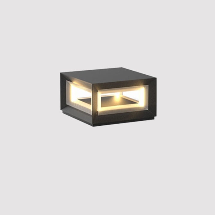 Light Cube Outdoor Post Light - Simprolos