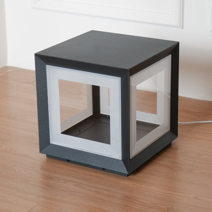 Light Cube Outdoor Post Light - Simprolos