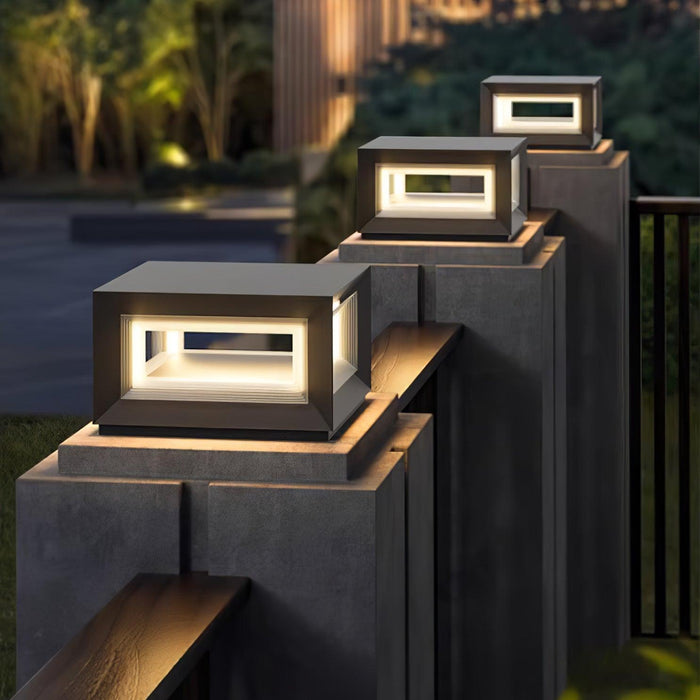 Light Cube Outdoor Post Light - Simprolos