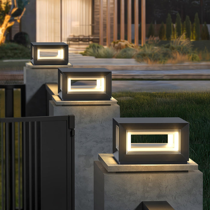 Light Cube Outdoor Post Light - Simprolos