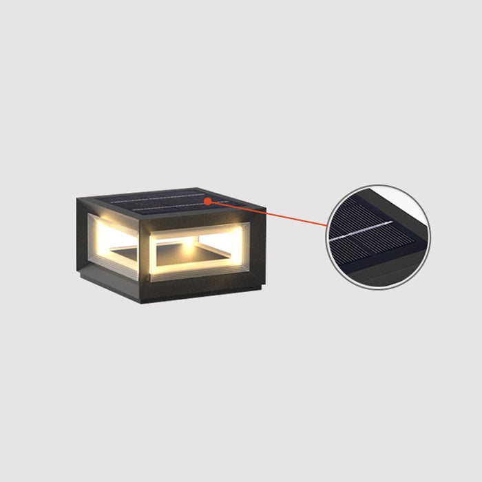 Light Cube Outdoor Post Light - Simprolos