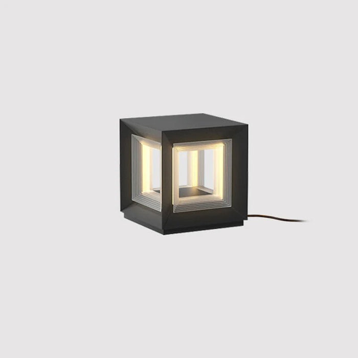Light Cube Outdoor Post Light - Simprolos