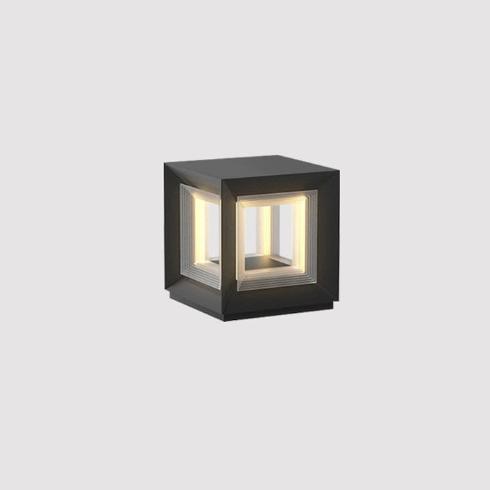 Light Cube Outdoor Post Light - Simprolos