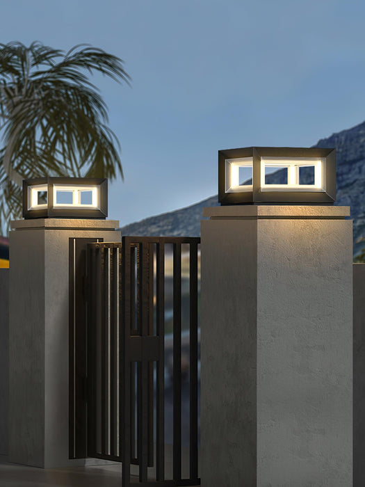 Light Cube Outdoor Post Light - Simprolos