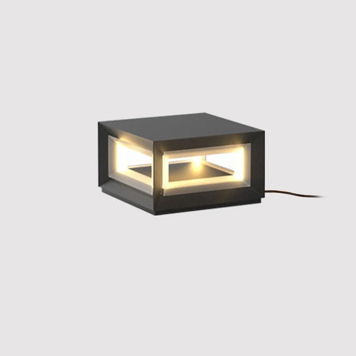Light Cube Outdoor Post Light - Simprolos