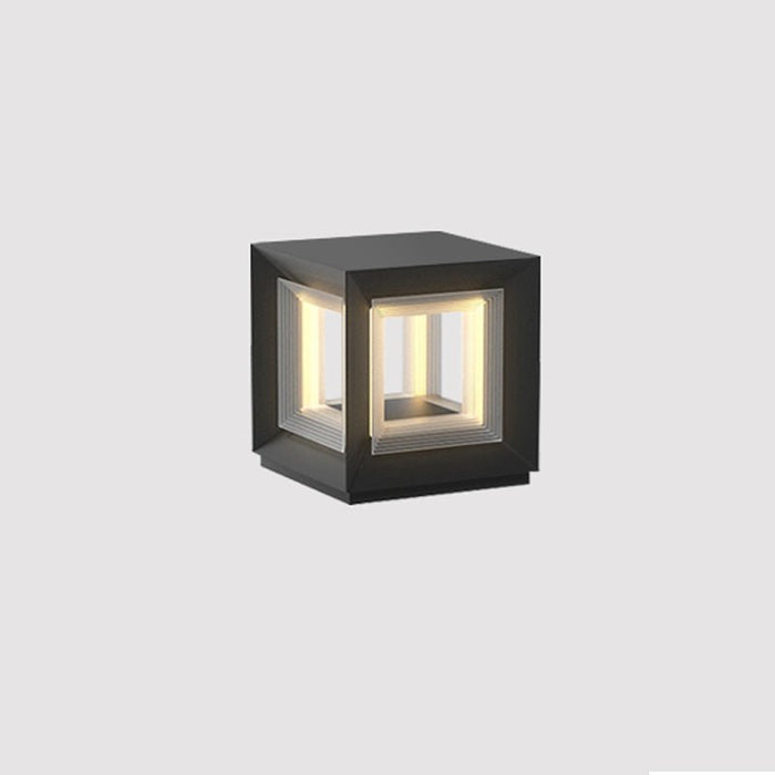 Light Cube Outdoor Post Light - Simprolos