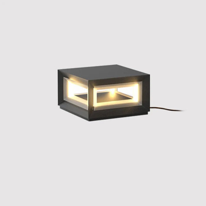 Light Cube Outdoor Post Light - Simprolos