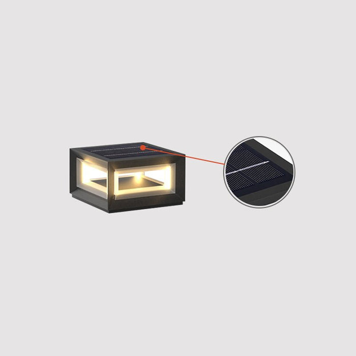 Light Cube Outdoor Post Light - Simprolos