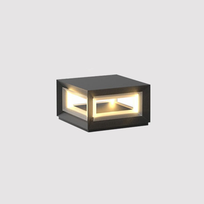 Light Cube Outdoor Post Light - Simprolos