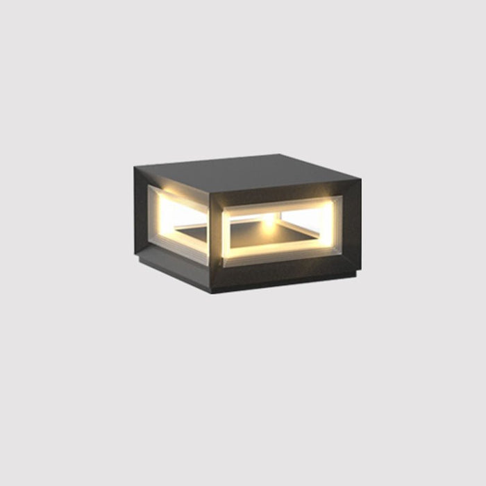 Light Cube Outdoor Post Light - Simprolos