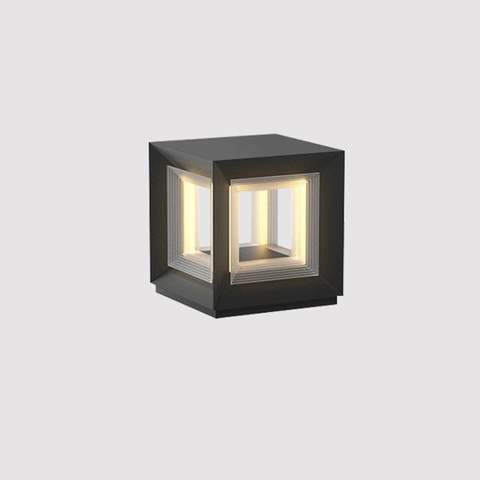Light Cube Outdoor Post Light - Simprolos