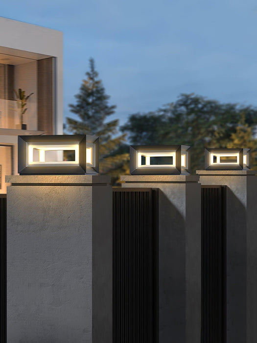 Light Cube Outdoor Post Light - Simprolos