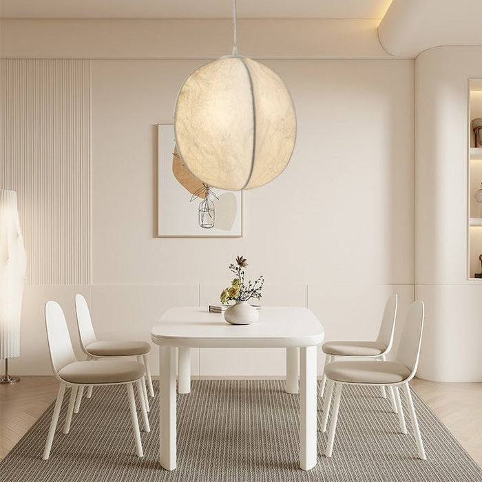 Lilian Silk Sphere Pendant Lamp - Simprolos