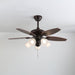 Lily Bloom Ceiling Fan Light - Simprolos