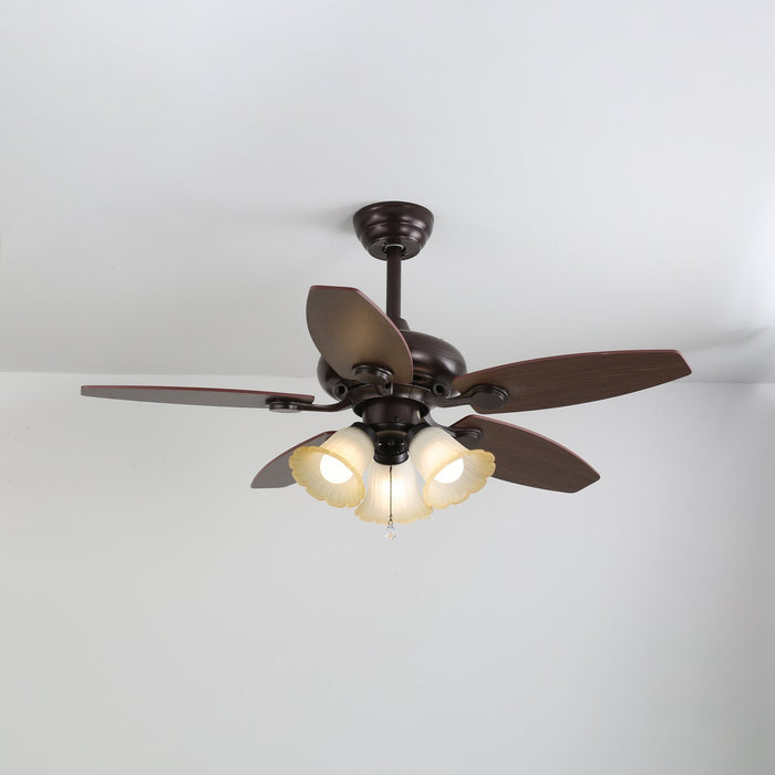 Lily Bloom Ceiling Fan Light - Simprolos