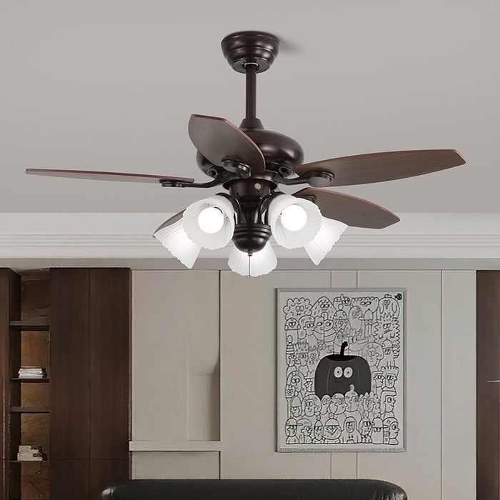 Lily Bloom Ceiling Fan Light - Simprolos