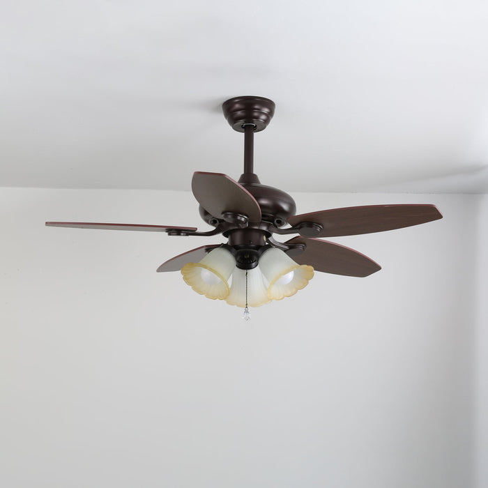 Lily Bloom Ceiling Fan Light - Simprolos