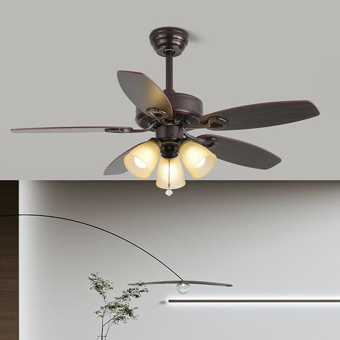 Lily Bloom Ceiling Fan Light - Simprolos