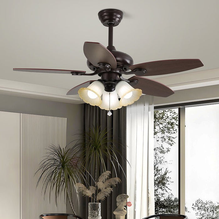 Lily Bloom Ceiling Fan Light - Simprolos
