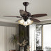 Lily Bloom Ceiling Fan Light - Simprolos