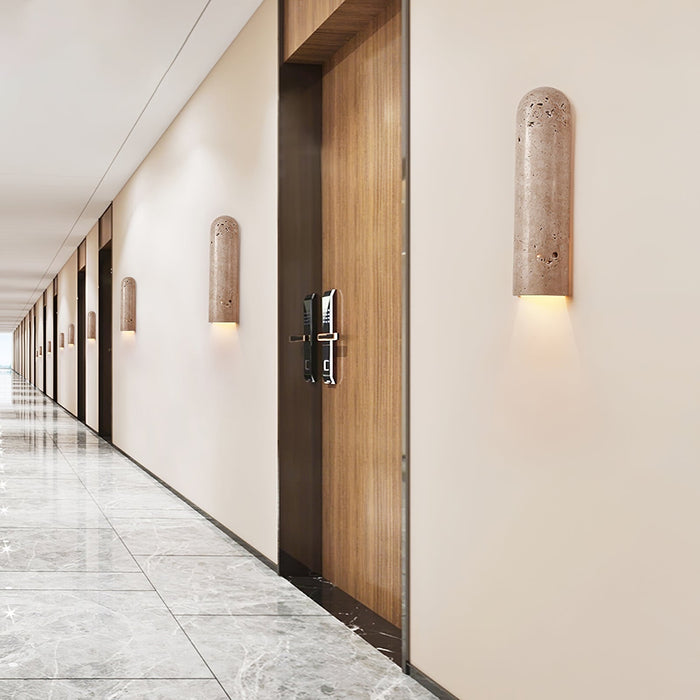 Lina Travertine Wall Light - Simprolos