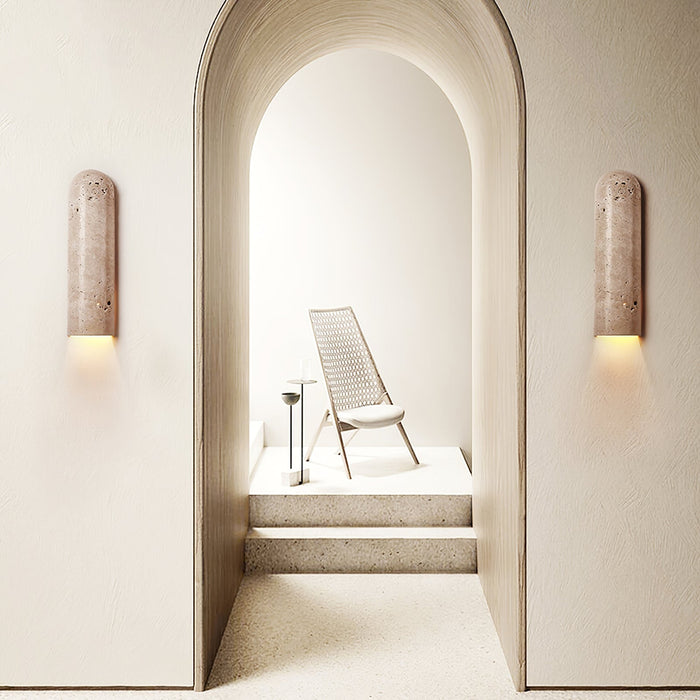 Lina Travertine Wall Light - Simprolos