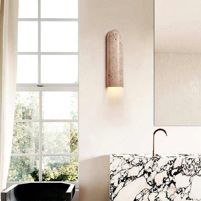 Lina Travertine Wall Light - Simprolos