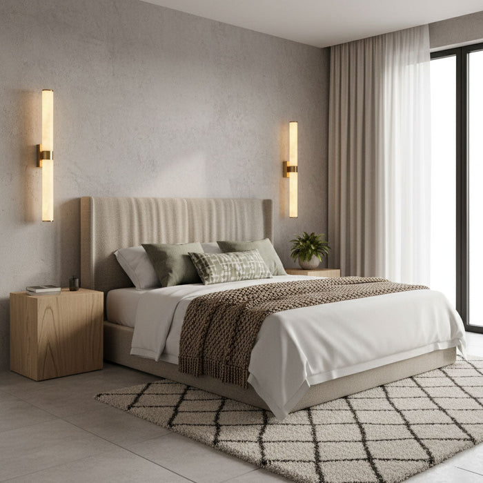 Line Alabaster Wall Light - Simprolos