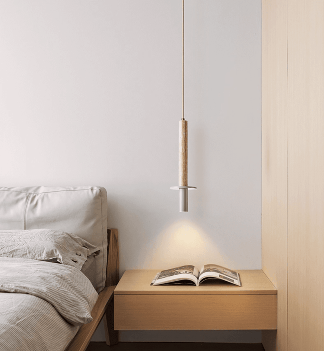 Linea Travertine Pendant Lamp - Simprolos