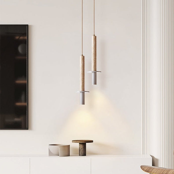 Linea Travertine Pendant Lamp - Simprolos