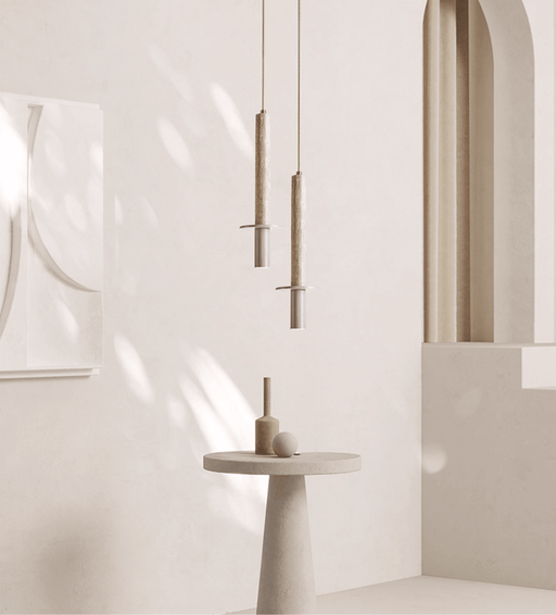 Linea Travertine Pendant Lamp - Simprolos