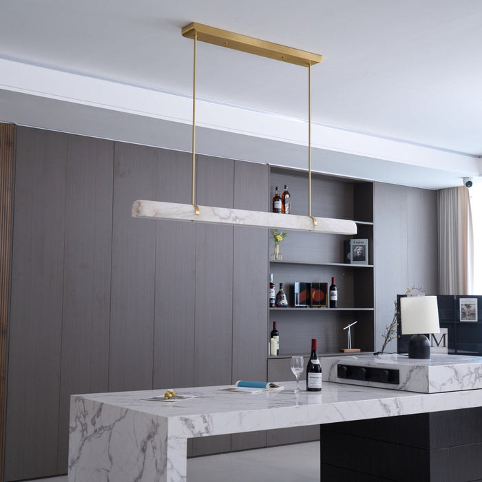 Linear Alabaster Chandelier - Simprolos