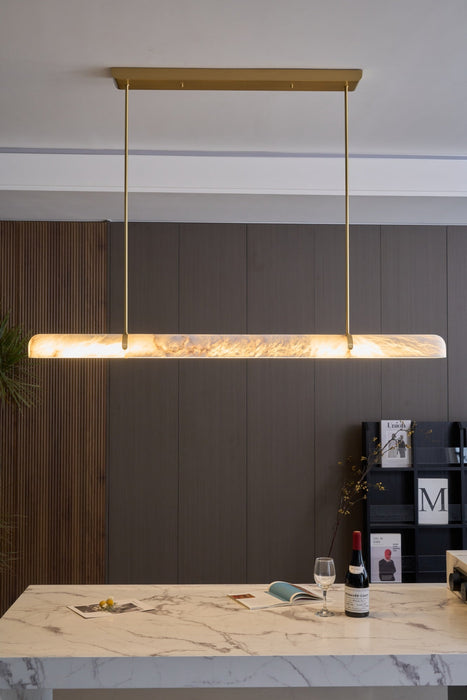 Linear Alabaster Chandelier - Simprolos