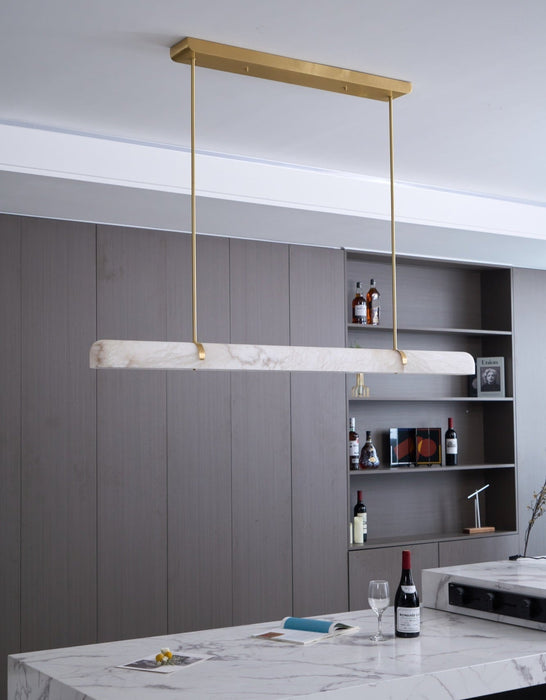 Linear Alabaster Chandelier - Simprolos