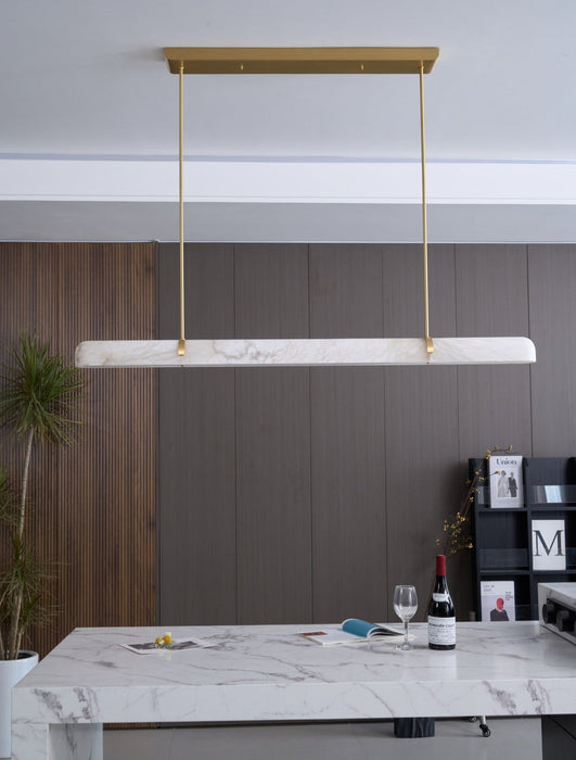 Linear Alabaster Chandelier - Simprolos