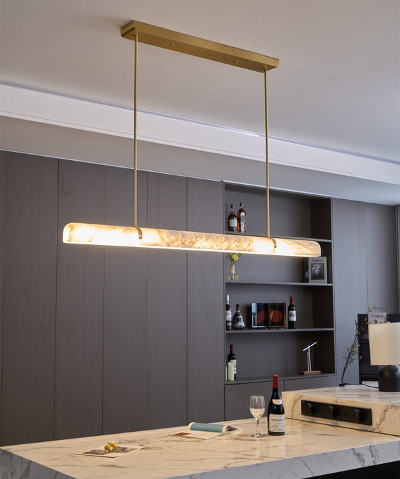 Linear Alabaster Chandelier - Simprolos