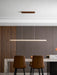 Linear Travertine Pendant Lamp - Simprolos