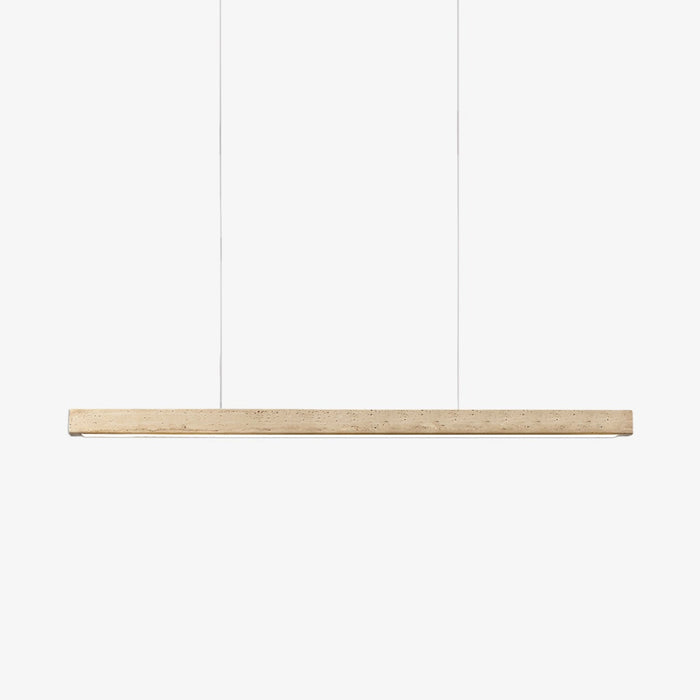 Linear Travertine Pendant Lamp - Simprolos
