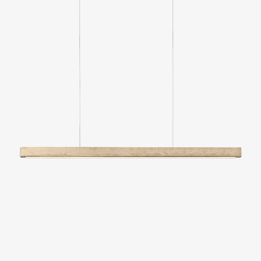Linear Travertine Pendant Lamp - Simprolos