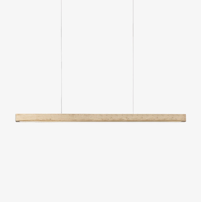 Linear Travertine Pendant Lamp - Simprolos