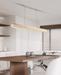 Linear Travertine Suspension Lamp - Simprolos