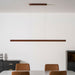 Linear Wooden Pendant Light - Simprolos